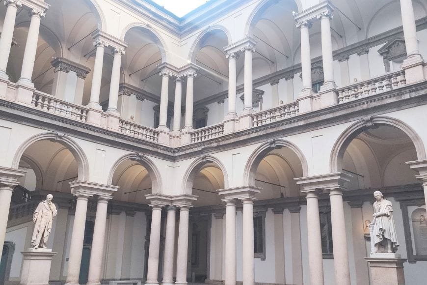 Milan itinerary, Pinacoteca di Brera