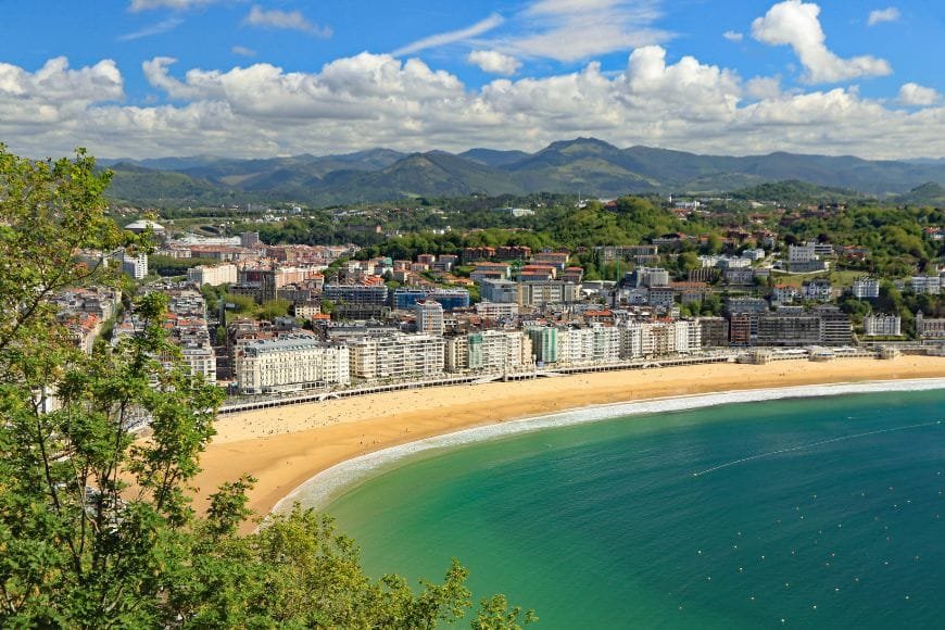 France to Spain by Car, San Sebastián