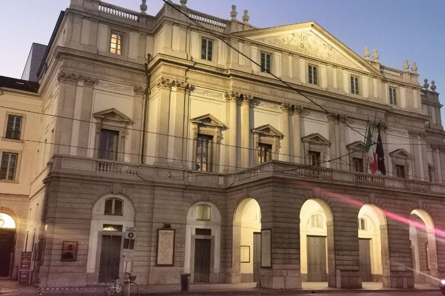 Milan itinerary, Teatro alla Scala