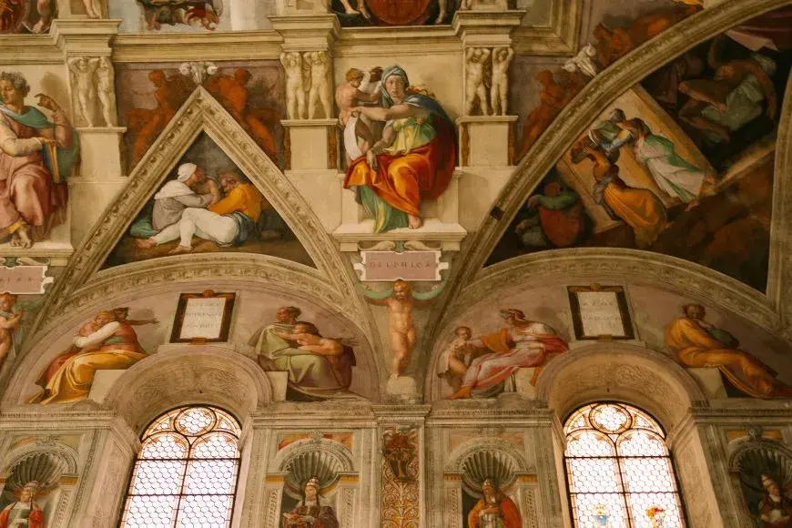 Rome 3 Day Itinerary, Interior of Sistine Chapel