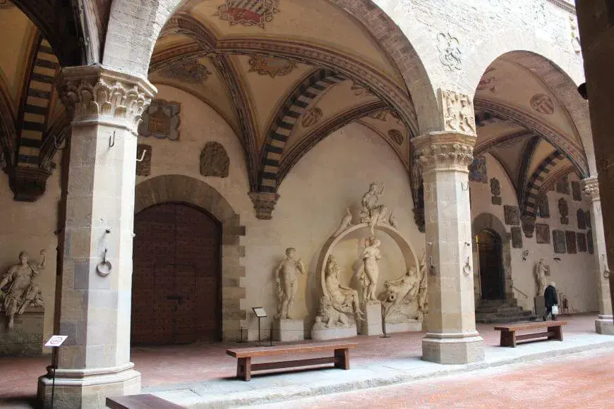 Best Attractions in Florence, Bargello Museum courtyard — Renaissance sculpture museum in Florence