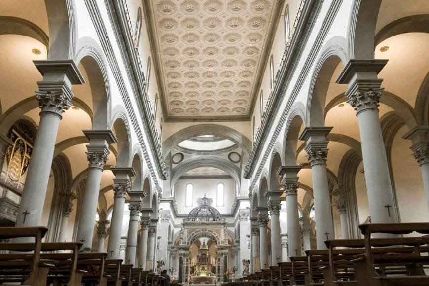 Things to Do in Florence, Basilica of Santo Spirito — beautiful Renaissance church in Oltrarno Florence