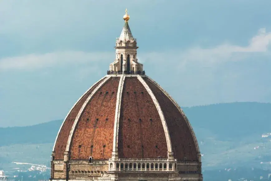 Best Attractions in Florence, Brunelleschi’s Dome close-up — one of the best sights in Florence from above