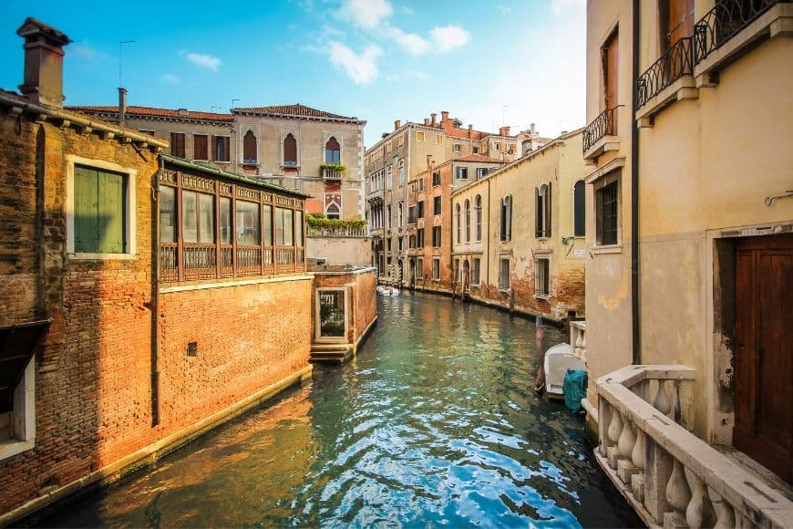 Venice 2-Day Itinerary, Cannaregio canal with local houses, Venice