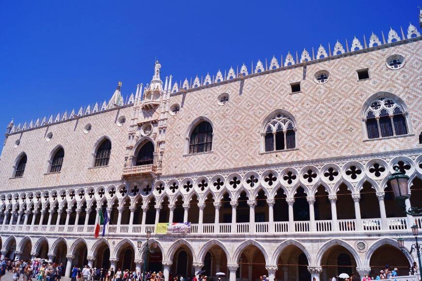 Things to Do in Venice, Doge’s Palace Venice facade