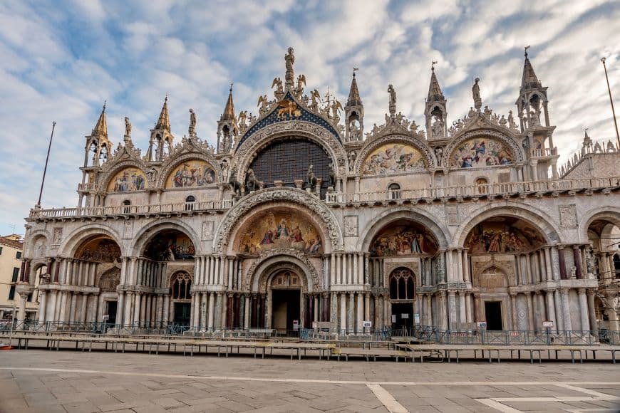 Venice 2-Day Itinerary, Exterior of St Mark’s Basilica in Venice