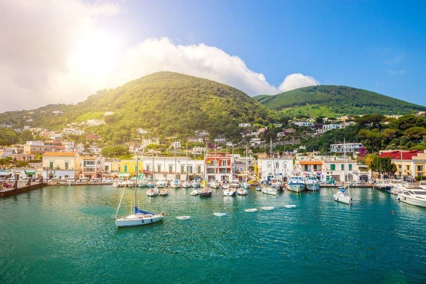 Things to Do in Naples, Ischia island coastline and greenery