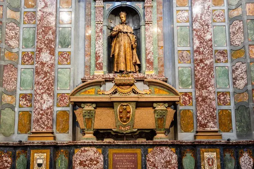 Best Attractions in Florence, Medici Chapels interior marble décor in Florence
