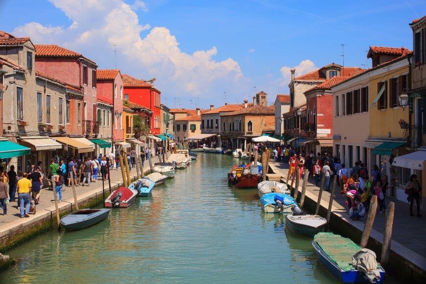 Things to Do in Venice, Murano island canal and houses
