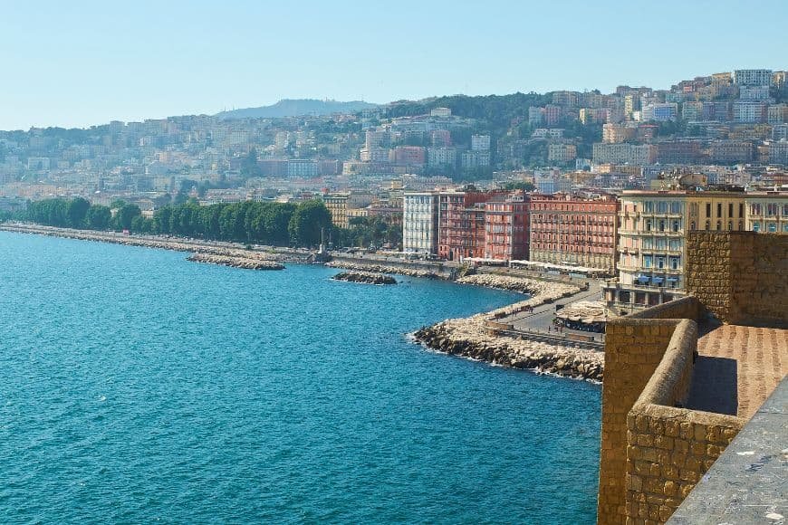 Things to Do in Naples, Panoramic view from Castel Sant’Elmo over Naples and the bay