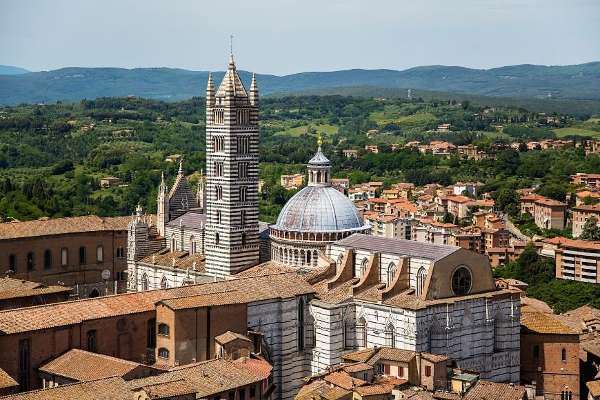 Day Trips From Florence, Panoramic view of Siena’s Cathedral