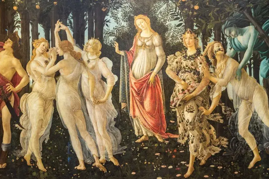 Things to Do in Florence, Primavera (Botticelli), must-see artwork in Florence’s Uffizi Gallery