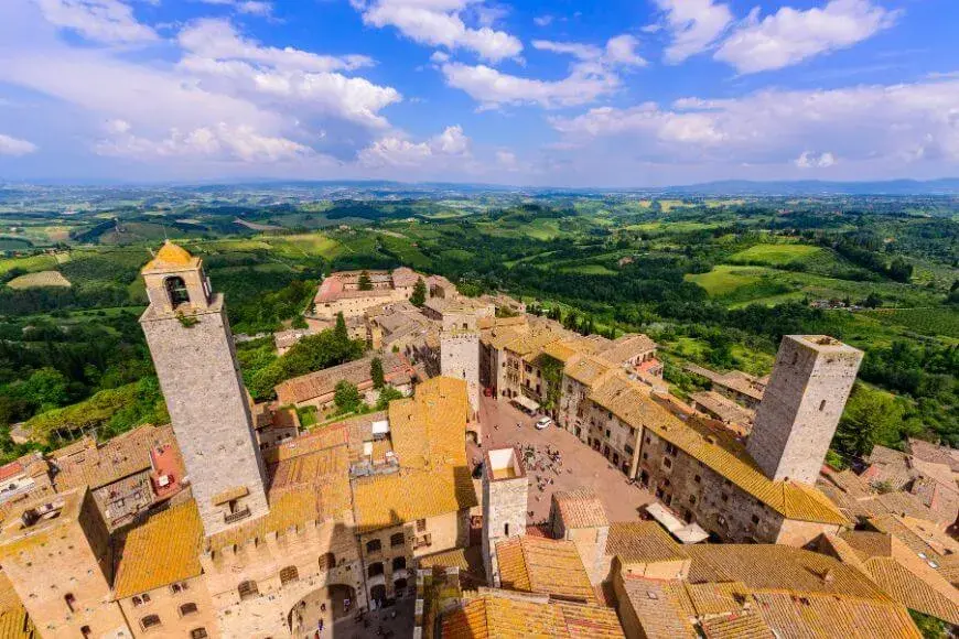 Best Attractions in Florence, San Gimignano medieval towers