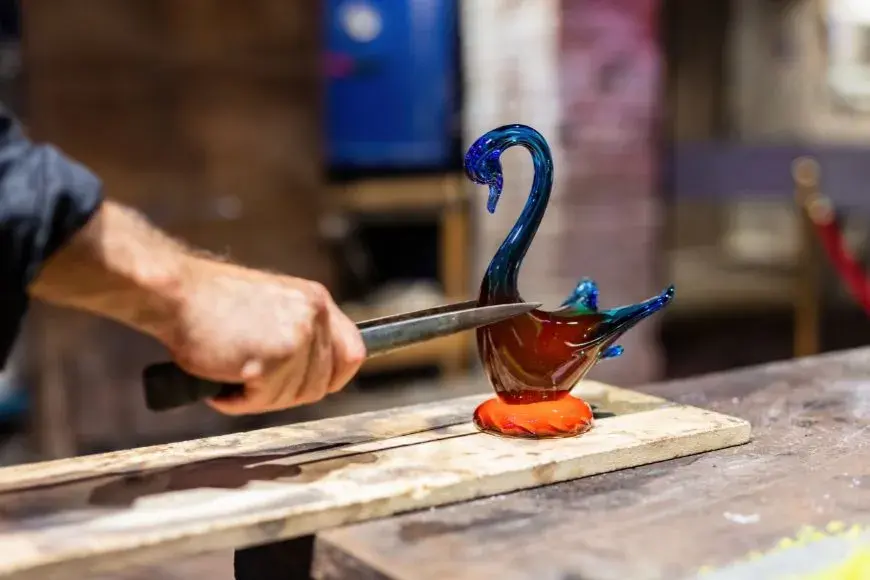 Venice Travel Guide, Traditional glass workshop scene in Murano