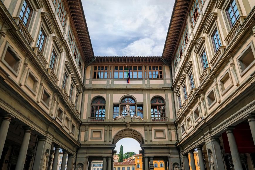 Florence 2-Day Itinerary, Uffizi Gallery Exterior