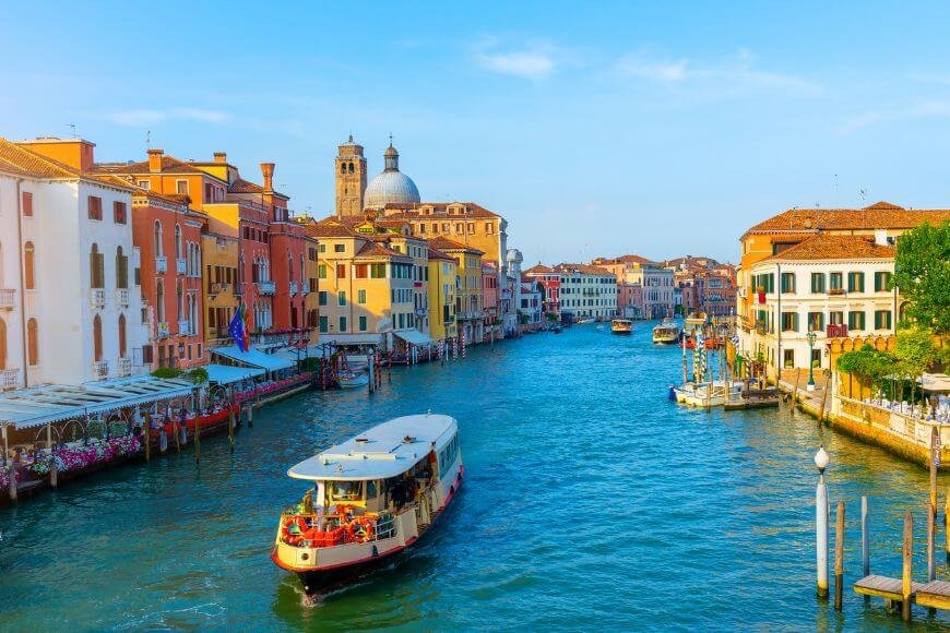 Things to Do in Venice, Vaporetto at Grand Canal in Venice