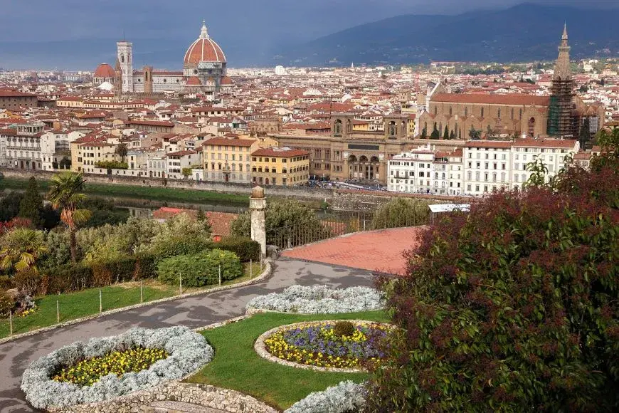 Florence Travel Guide, View from Piazzale Michelangelo in Florence for panoramic city views