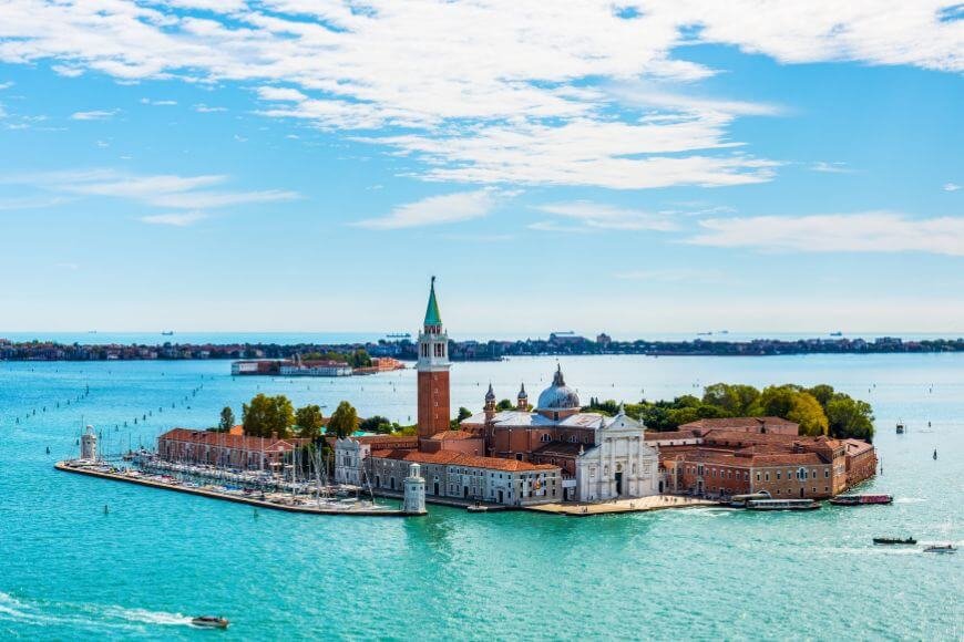 Best Attractions in Venice, View from San Giorgio Maggiore bell tower