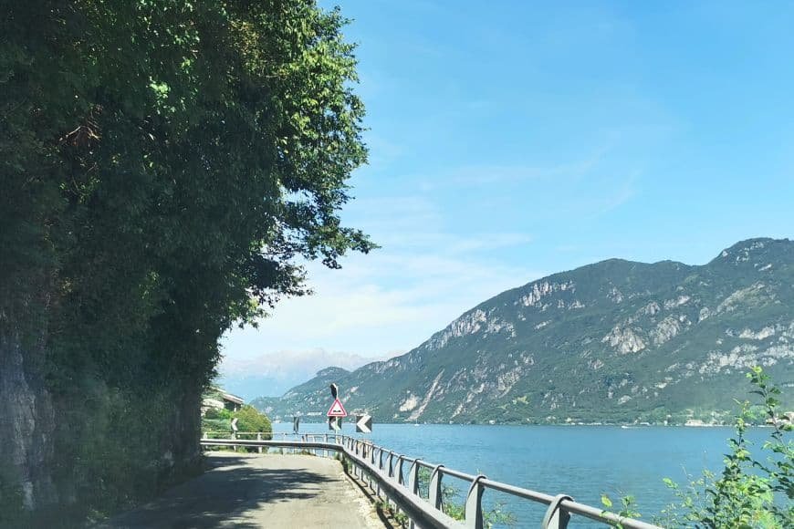 Europe road trip cost calculator, Lake Como Scenic Drive, Italy