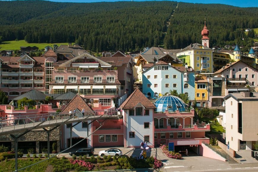 Dolomites Travel Guide, Ortisei Architecture in Val Gardena