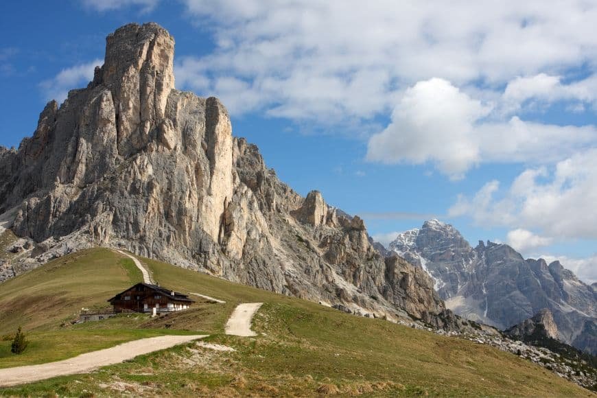 Dolomites Itinerary, Passo Giu in the Italian Dolomites