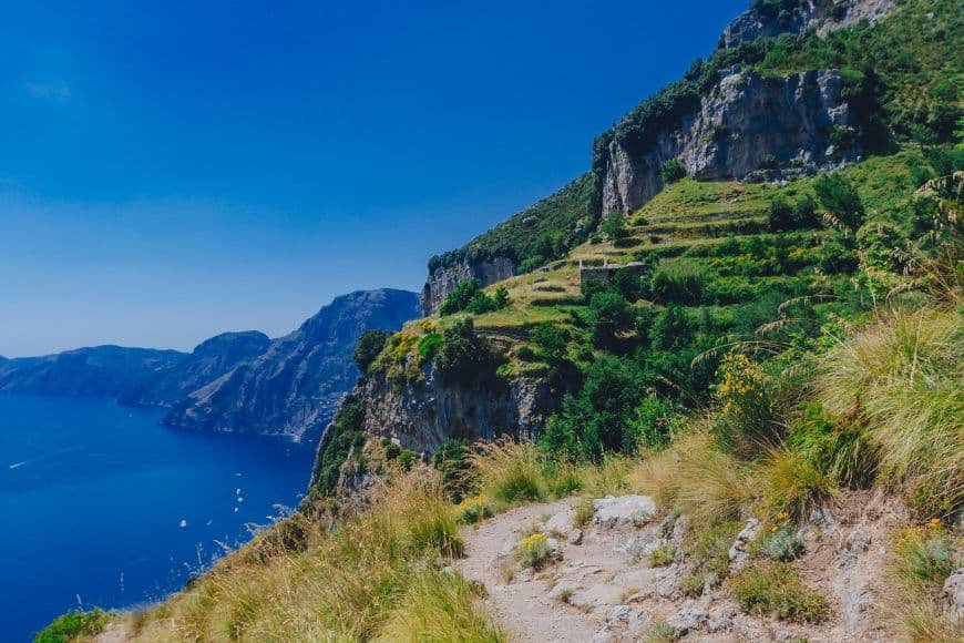 Amalfi Coast Itinerary, Path of the Gods hiking trail in the Amalfi Coast
