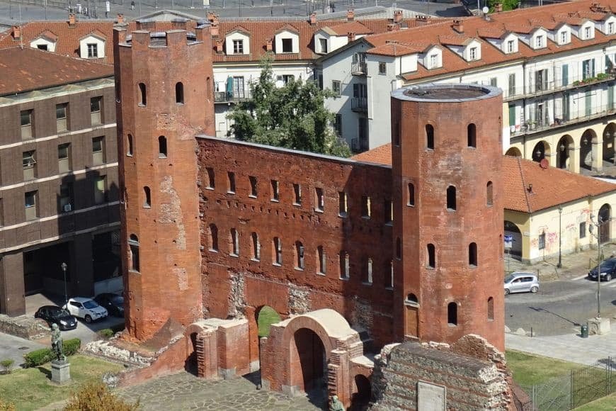 Things to do in Turin, Porta Palatina Roman ruins in Turin