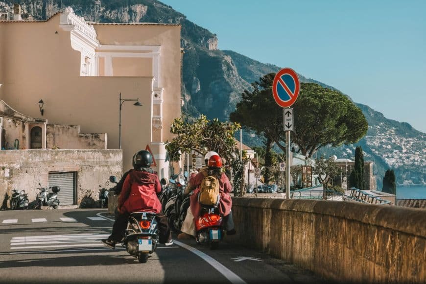 Amalfi Coast Travel Guide, Scooter riding on the Amalfi Coast