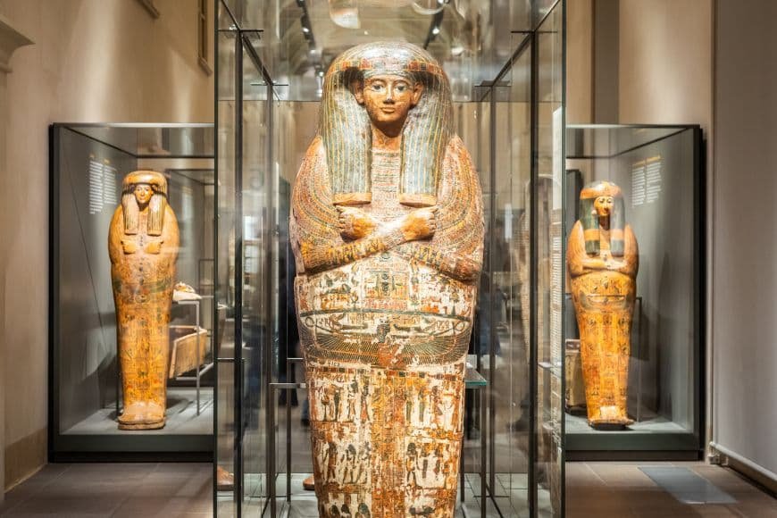 Things to do in Turin, The Coffin Gallery in the Egyptian Museum of Turin