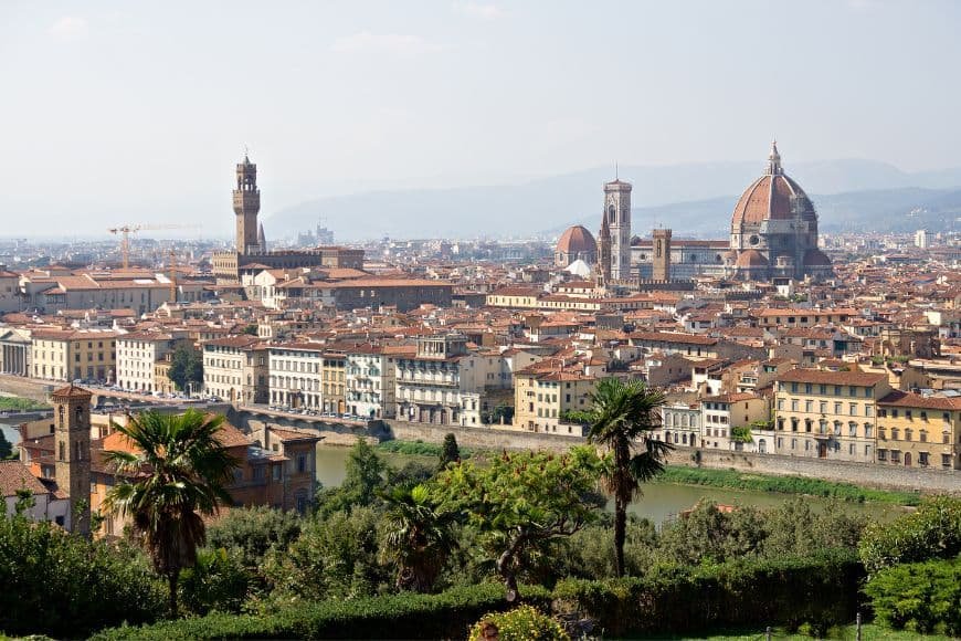 Tuscany Travel Guide, Florence skyline with the Cathedral and historic buildings