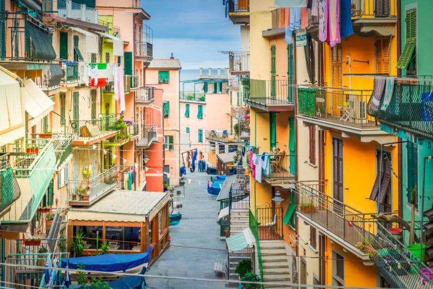Cinque Terre, Italy, Manarola Town in Cinque Terre