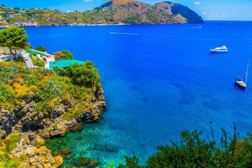 Sicily Travel Guide, Lipari Aeolian Island Coastline in Sicily