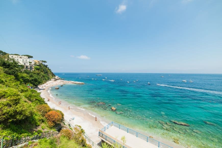 How to Visit Capri in One Day, Marina Grande Beach in Capri