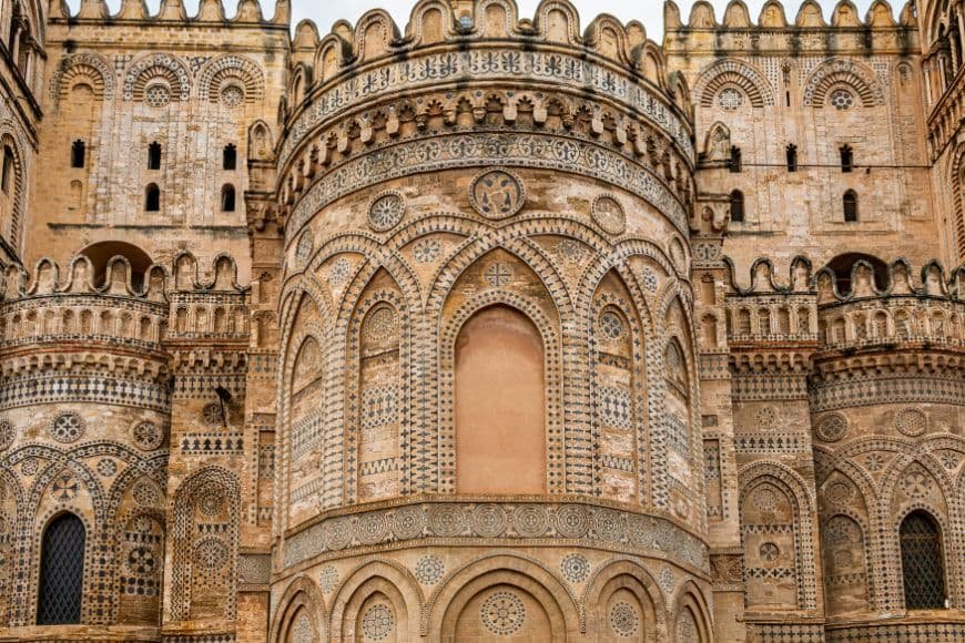 Sicily Travel Guide, Stunning Detail of Palermo Cathedral Architecture