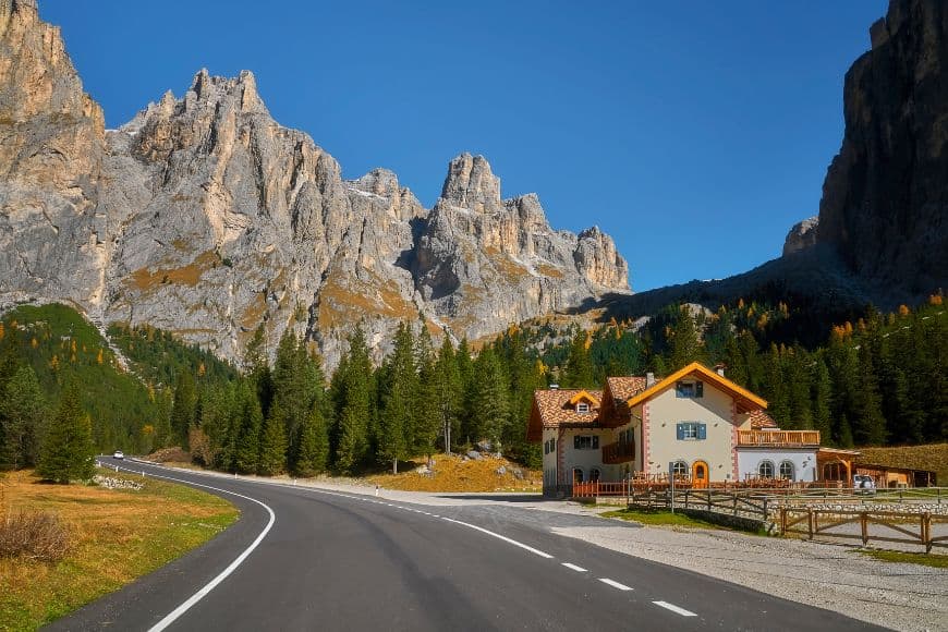 Italy to Slovenia By Car, Dolomites Mountain Roads