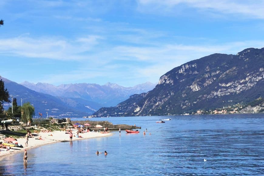 Is Lake Como Worth Visiting, Swimming near Bellagio on Lake Como, Italy