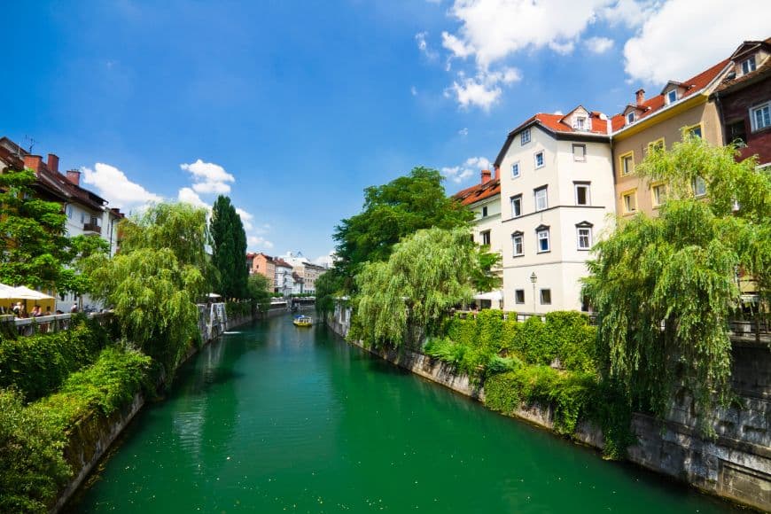 Italy to Croatia by Car, Ljubljana, Slovenia