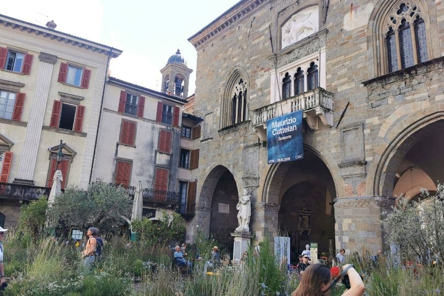 One Day in Bergamo, Piazza Vecchia In Bergamo's Historic Upper Town