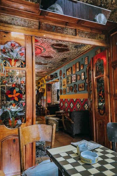Things to Do in Tirana, Artistic interior of a cozy café in Tirana, Albania