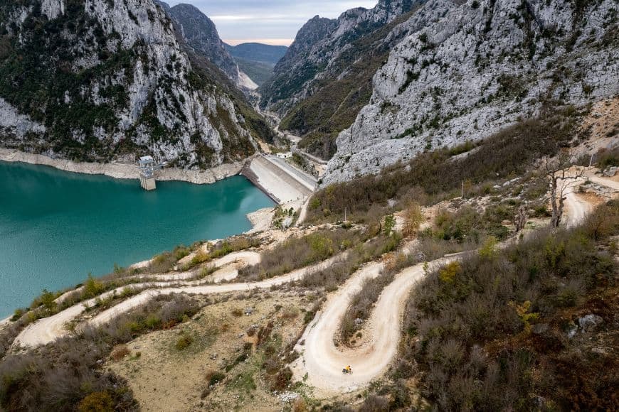 Things to Do in Tirana, Bovilla Lake surrounded by mountains near Tirana