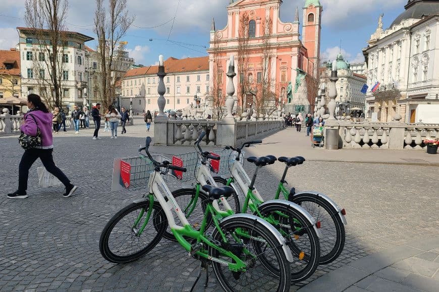 Things to Do in Ljubljana, Cycling through Ljubljana city center