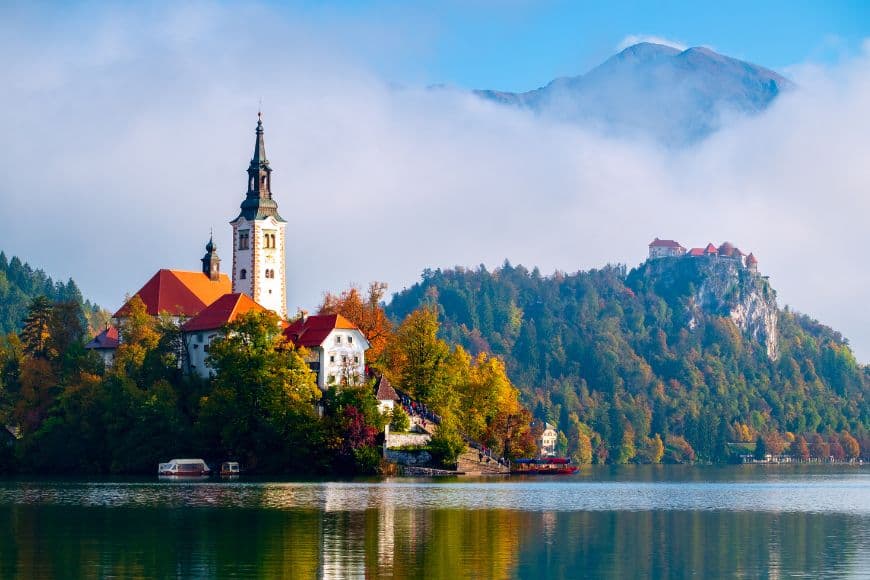 Slovenia Itinerary, Lake Bled island and the Church of the Assumption, Slovenia