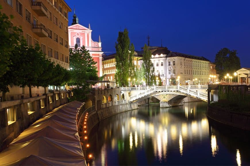 Things to Do in Ljubljana, Ljubljana River at Night