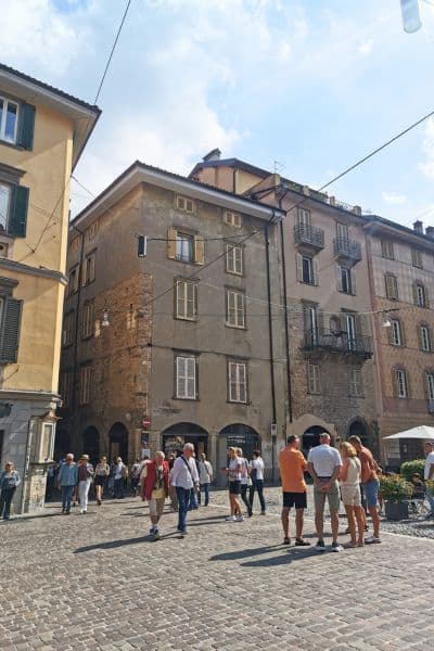 Is Bergamo Worth Visiting, Medieval Street In Bergamo Alta