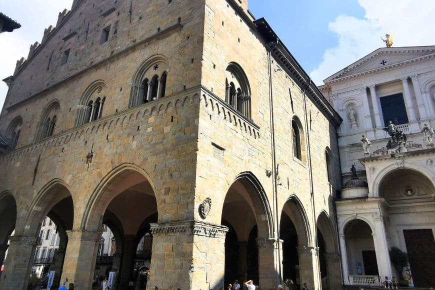 Is Bergamo Worth Visiting, Palazzo Della Ragione Beside Bergamo Cathedral