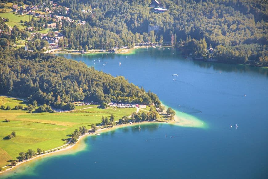 Slovenia Itinerary, Panoramic view of Lake Bohinj inside Triglav National Park