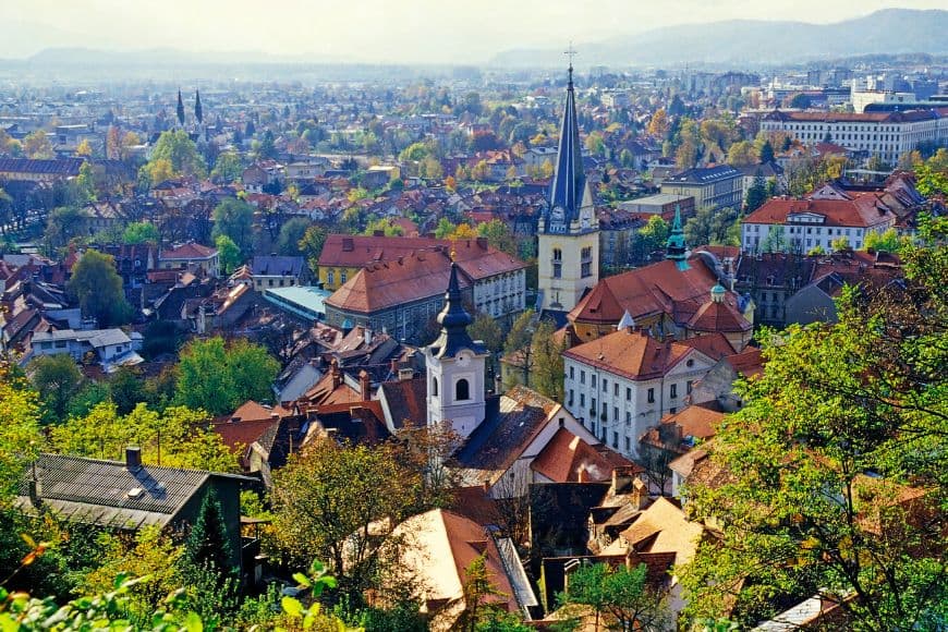 Things to Do in Ljubljana, Panoramic view of Ljubljana