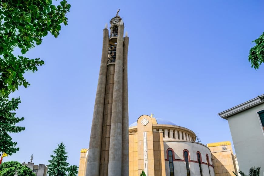 Tirana Travel Guide, Resurrection of Christ Orthodox Cathedral in central Tirana