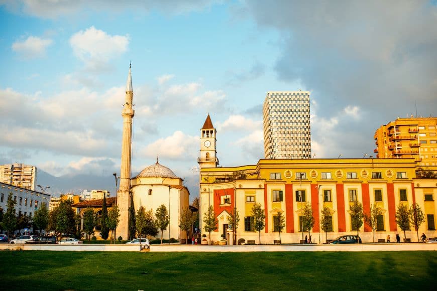 Tirana Travel Guide, Skanderbeg Square in the heart of Tirana, Albania