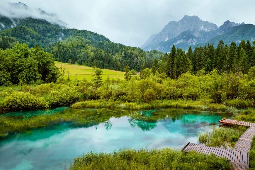 Slovenia Travel Tips, Zelenci Pond in Triglav National Park, Slovenia